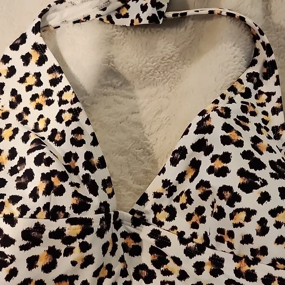 Ann Taylor leopard bathing suit - Picture 1 of 4